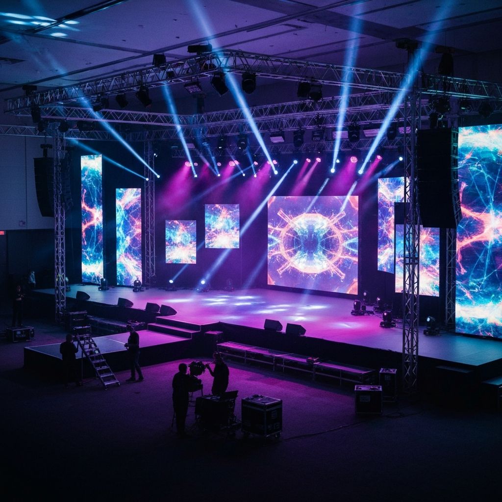 Thiết kế, Thi công Sân khấu